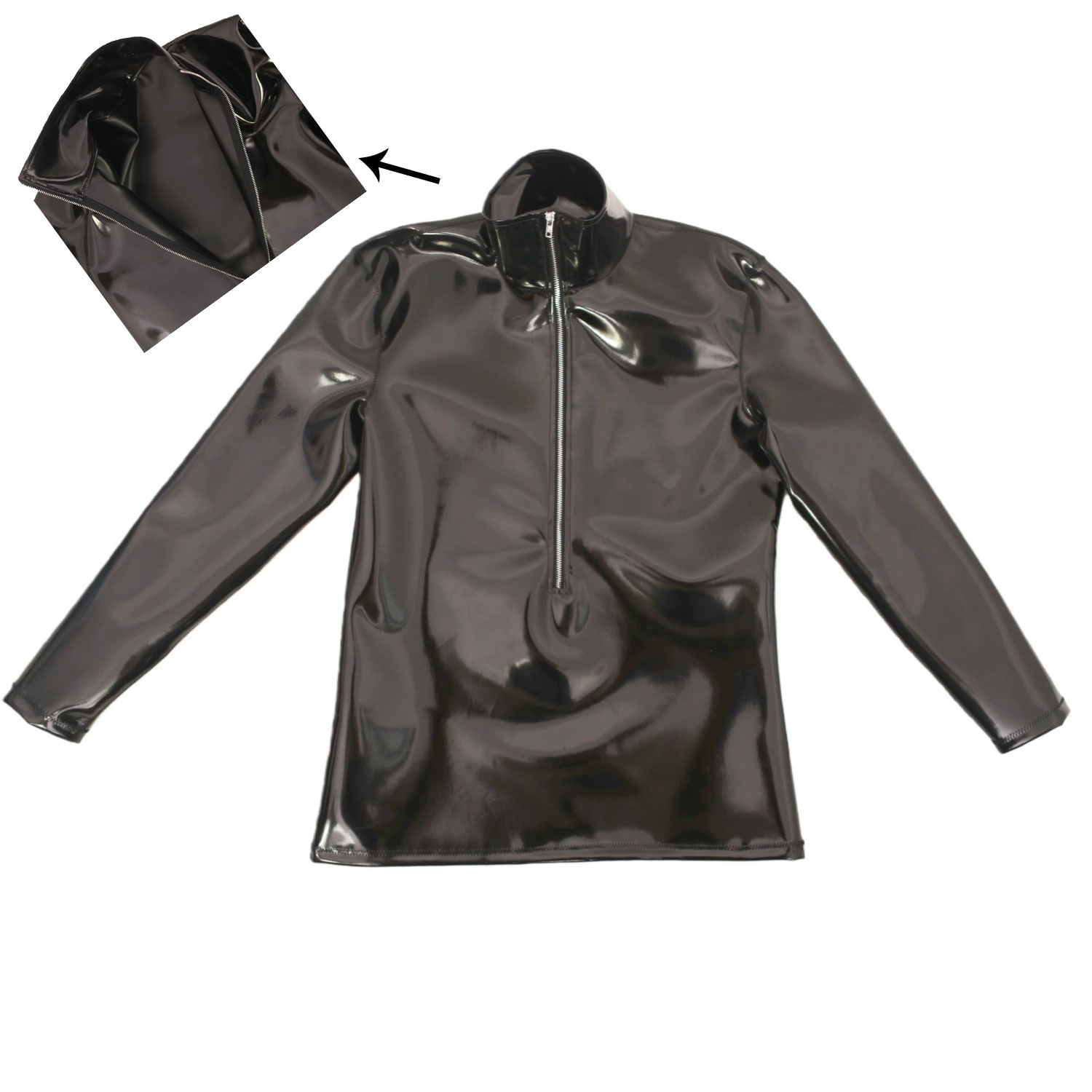 Fashion Mens Shirt - New Fashion Cloth Latex Men's T-shirts