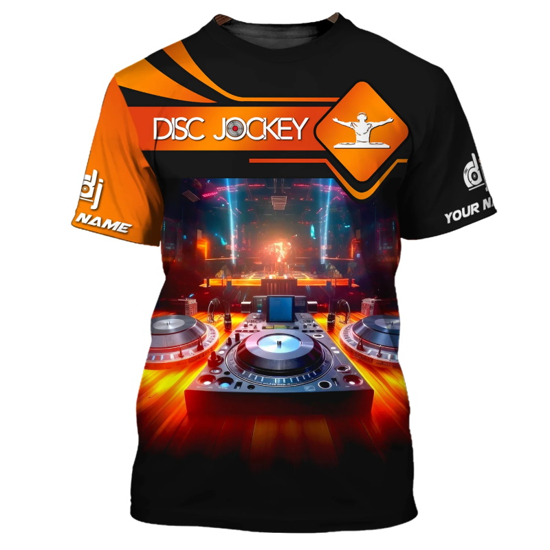 Mens Fashion Discord - Full Print Mens Disc Jockey T