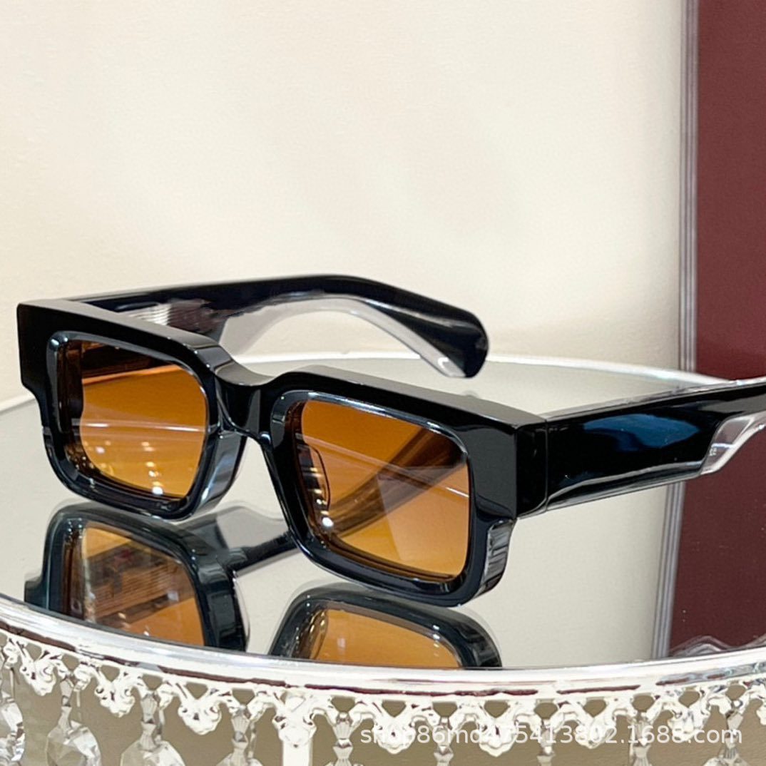 Mens Fashion Trend 2026 - 2026 New Plate Sunglasses Cross‑border Retro