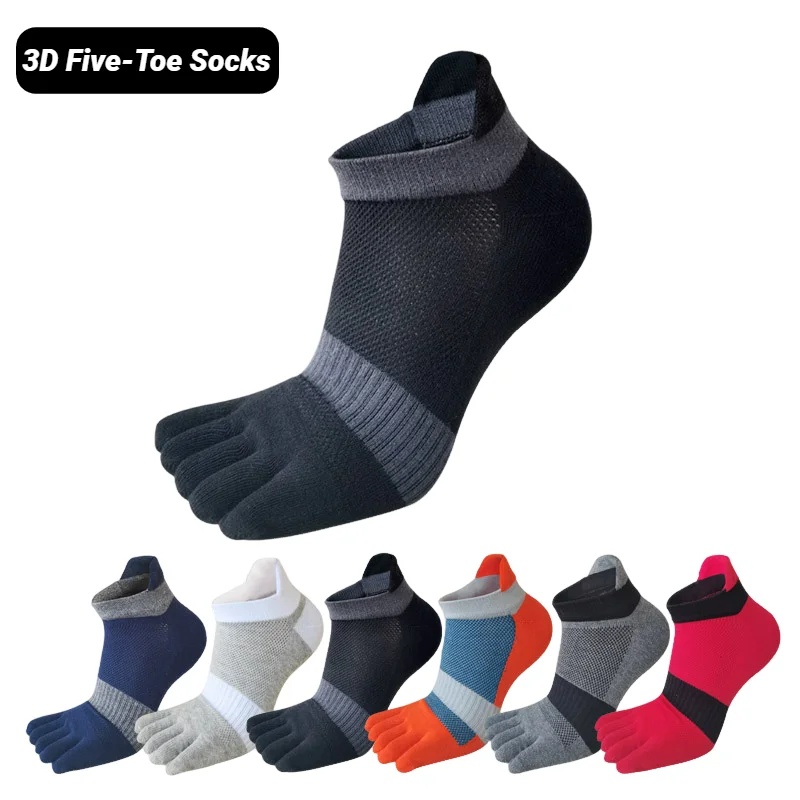 Socks Ankle Men - Man Toe Sport Socks Mesh Business
