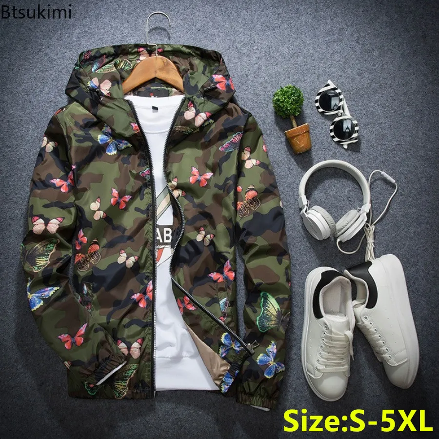Mens Fashion Young - 2026 Spring New Men's Camouflage Hooded