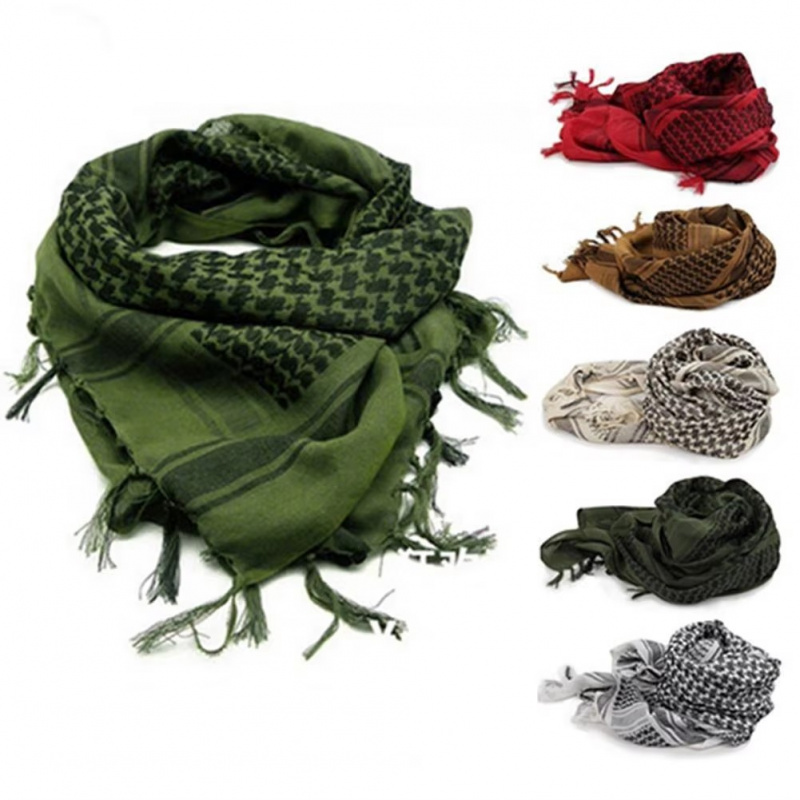 Men'S Fashion Head Scarf - 1/2/3/6pcs Cotton Men Shawl Arab Scarf