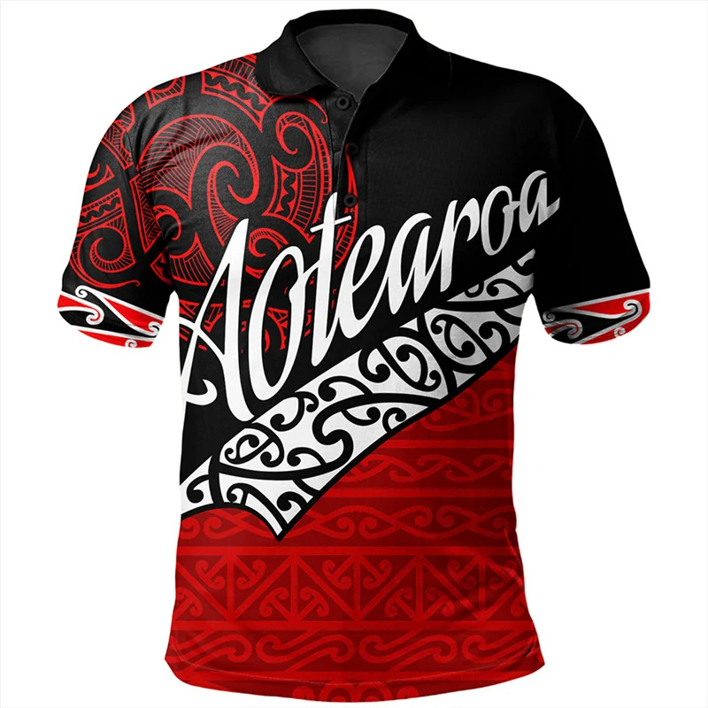 New Zealand NZ Flag Maori Patt - Mens Fashion Rugby Shirts review and price