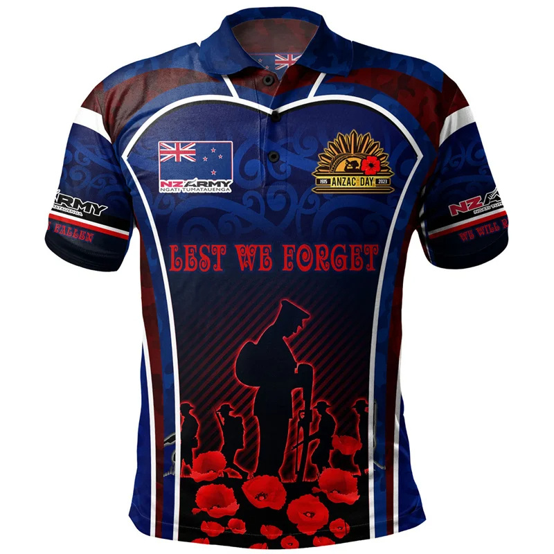 New Zealand NZ Flag Maori Patt - Mens Fashion Rugby Shirts review and price