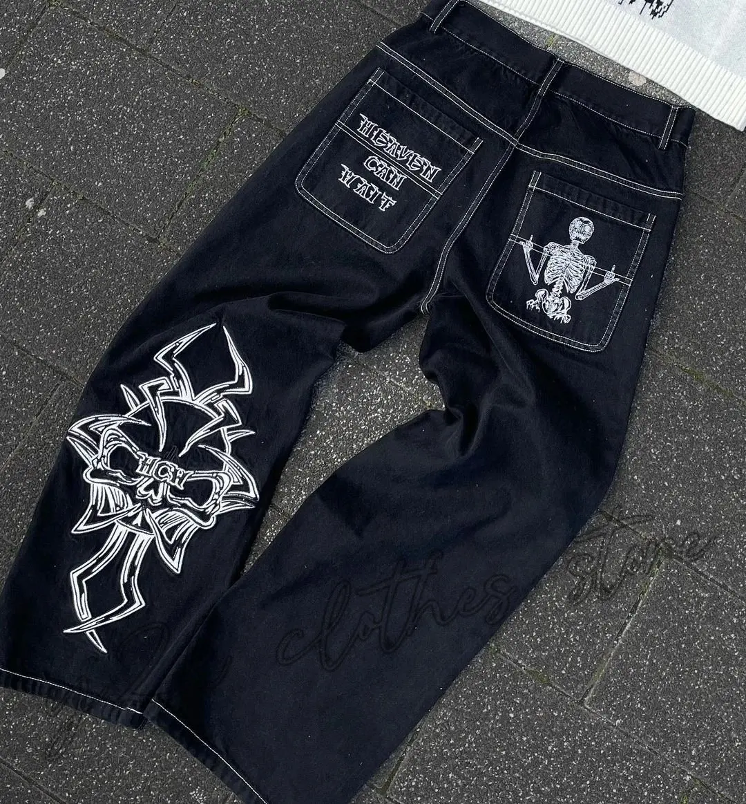 2025 New Prints Jeans Men Stre - Men'S Fashion With Baggy Jeans review and price