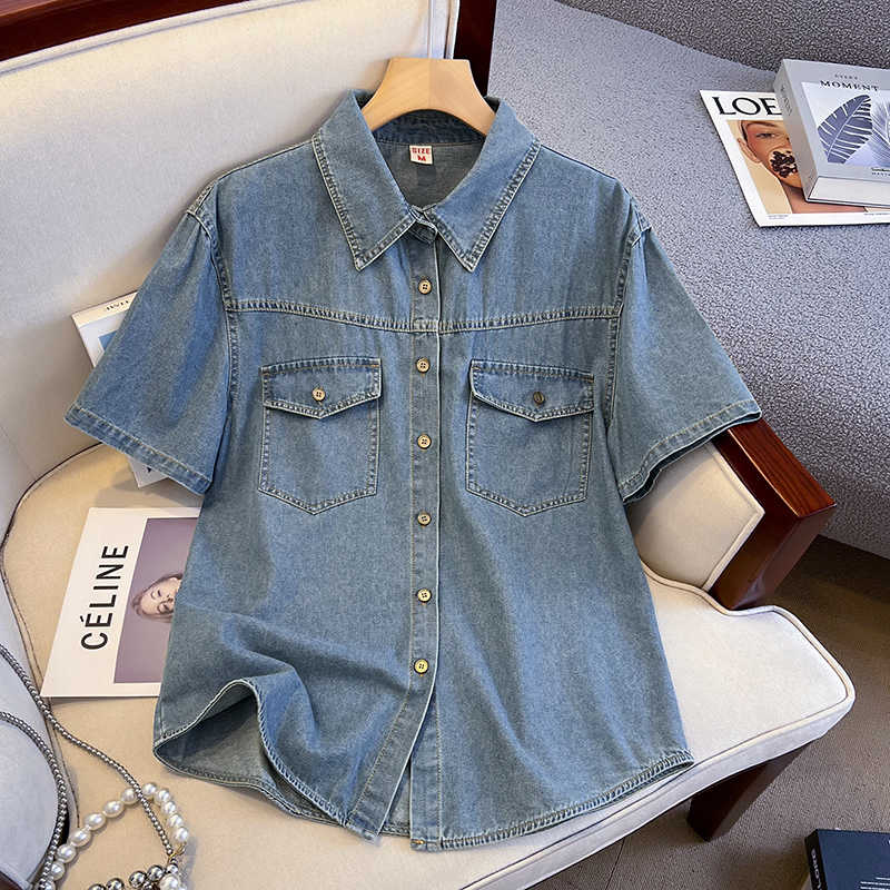 Retro Denim Shirt For Women Su - Denim Jacket Vintage review and price