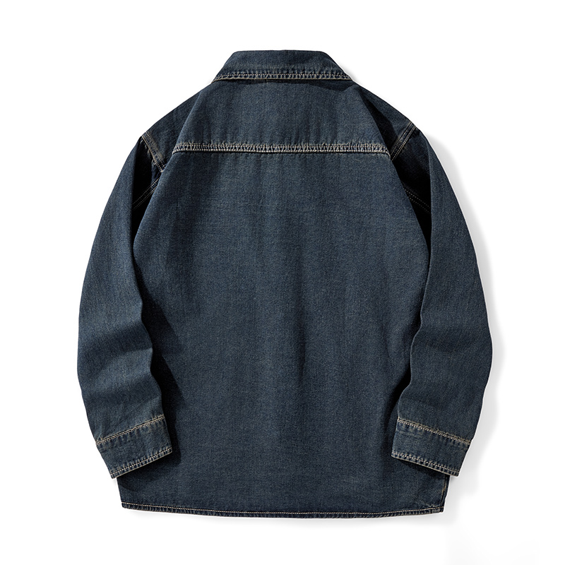 Heavy Duty Washed Denim Jacket - Denim Jacket Vintage review and price
