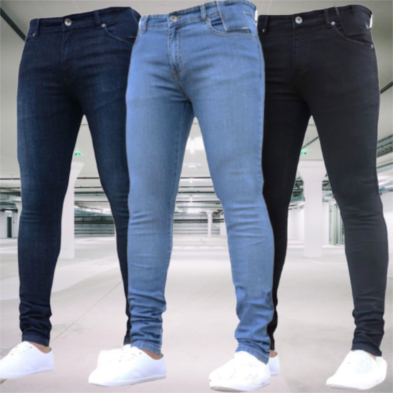 Men's Jeans Stretch Slim Fit T - Skinny Jeans Ripped review and price