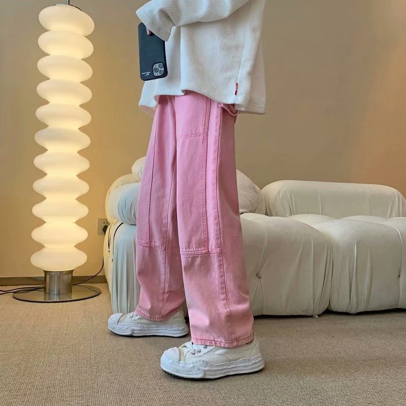 2026 New Fashion Pink Baggy Me - Men'S Fashion With Baggy Jeans review and price