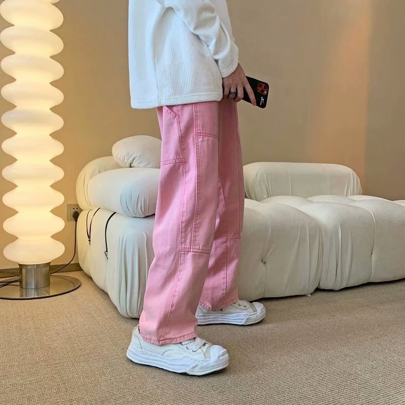 2026 New Fashion Pink Baggy Me - Men'S Fashion With Baggy Jeans review and price