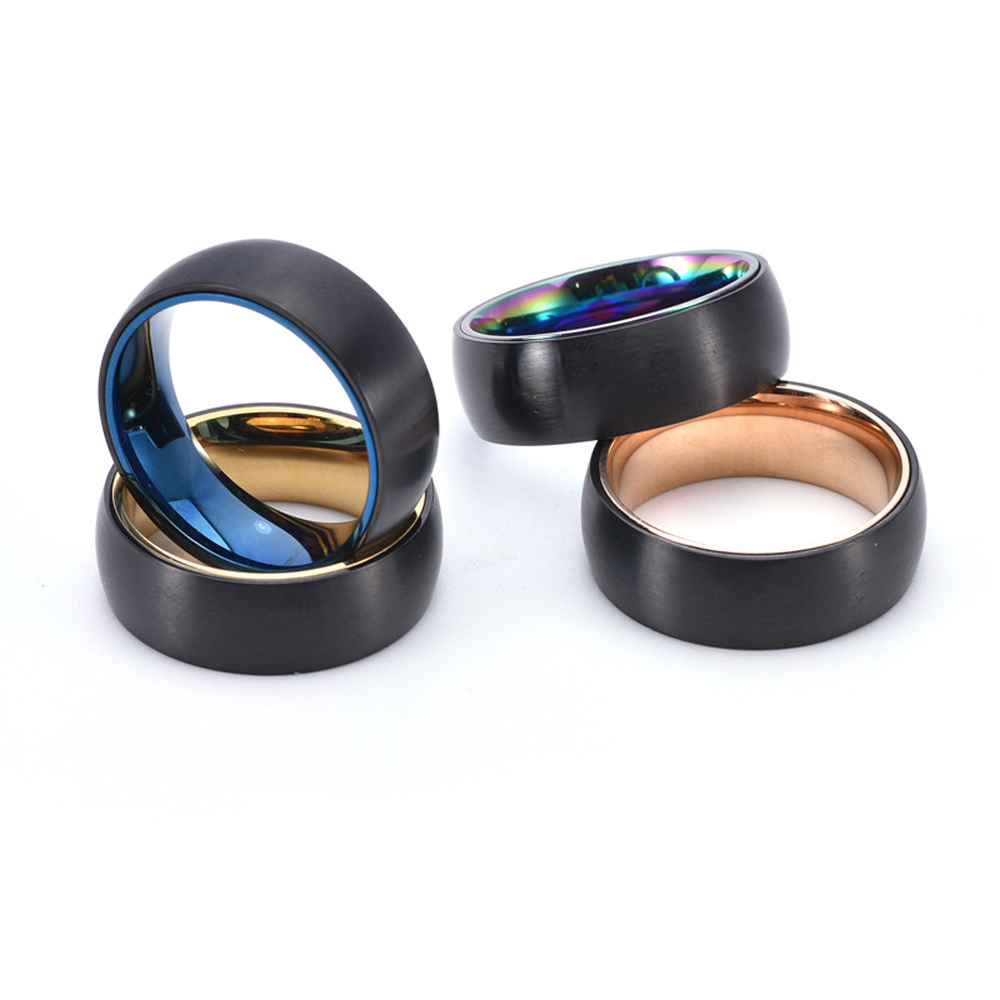 Rotating Titanium Steel Ring f - Men'S Fashion Easter review and price