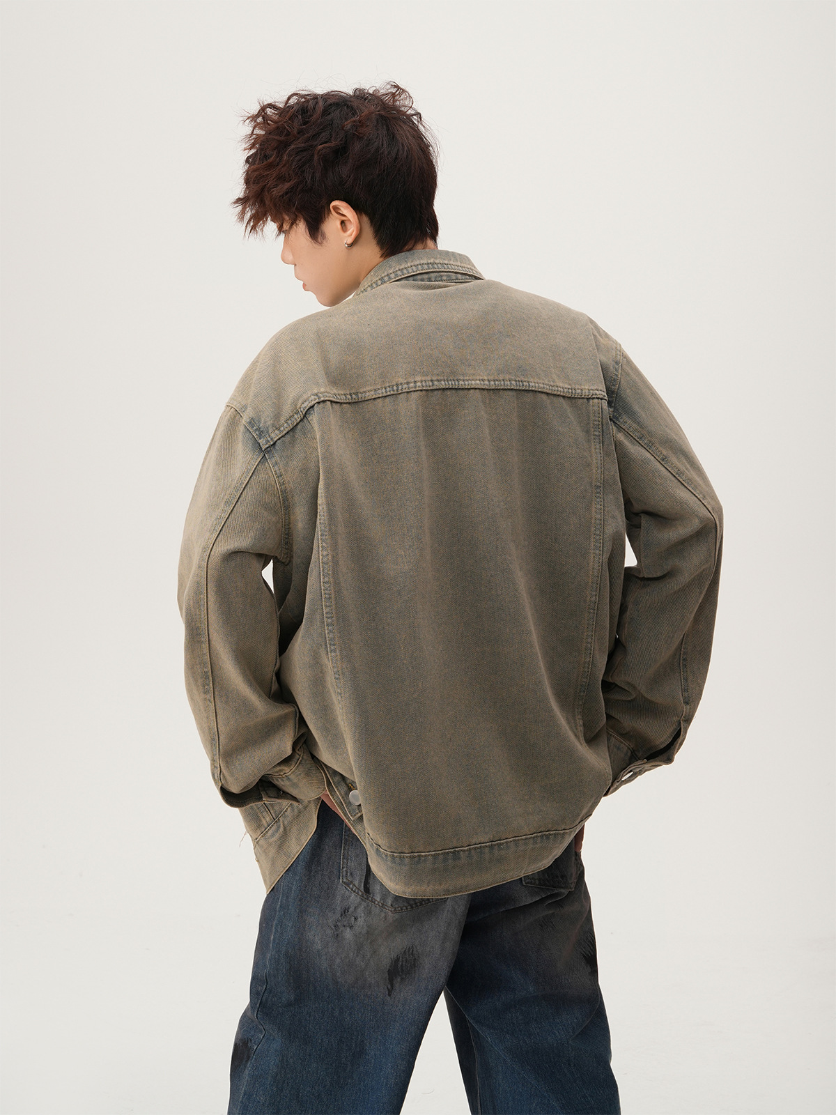 American High Street Ripped De - Denim Jacket Vintage review and price
