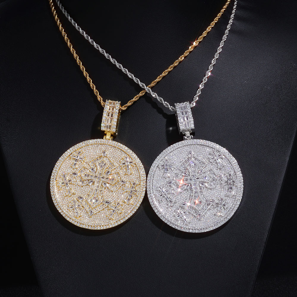 ESKEEM New Iced Out Cross Pend - Mens Fashion Discord review and price