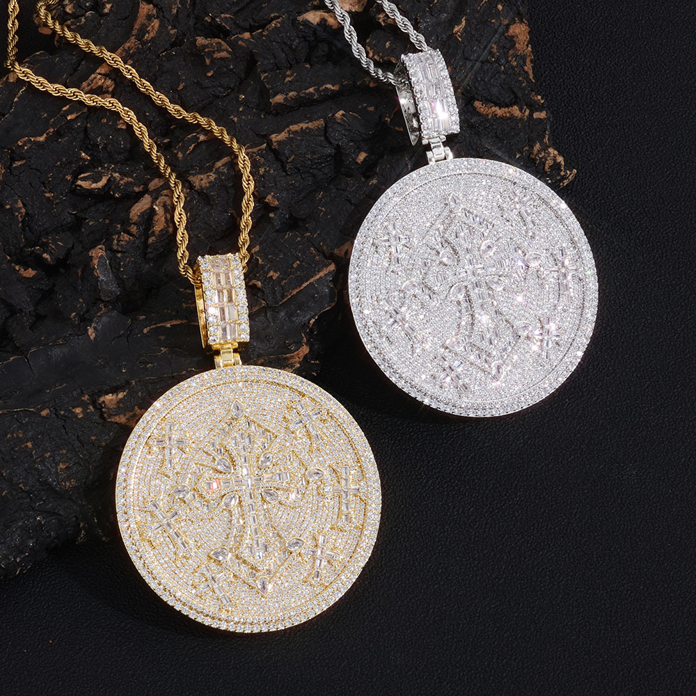 ESKEEM New Iced Out Cross Pend - Mens Fashion Discord review and price