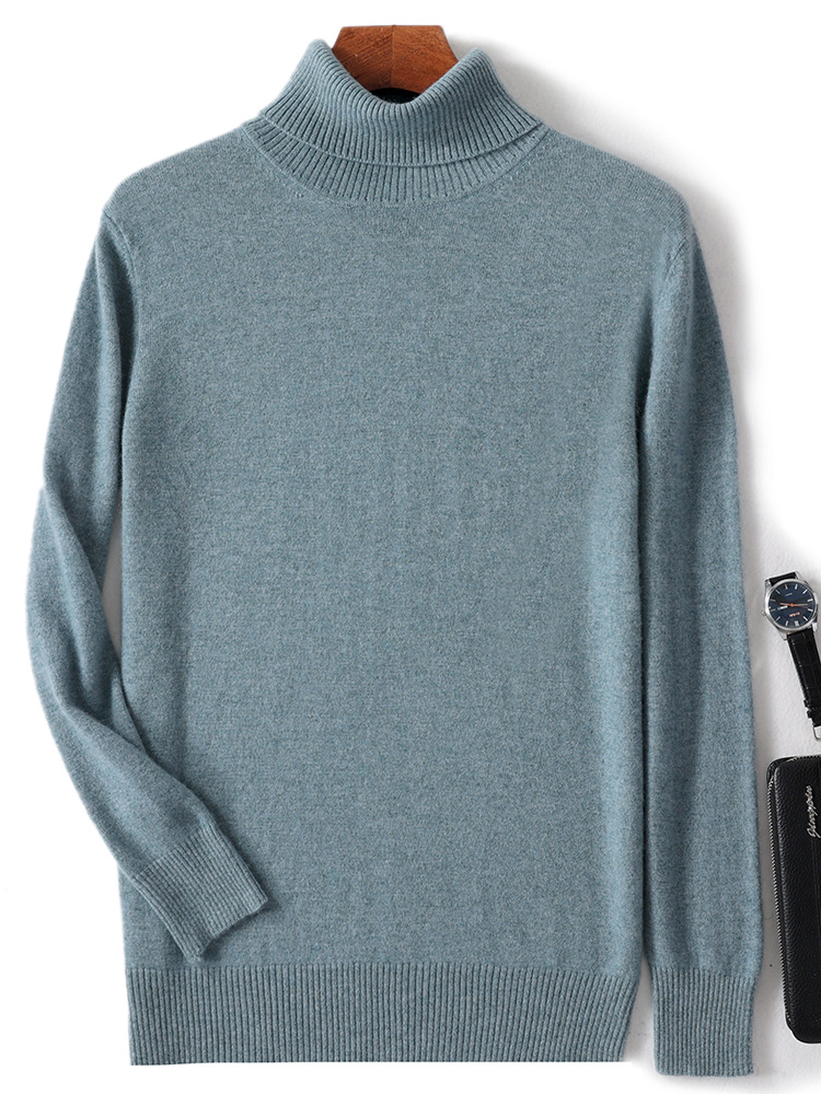 Autumn Winter Men Wool Turtlen - Mens Fashion Jumpers review and price