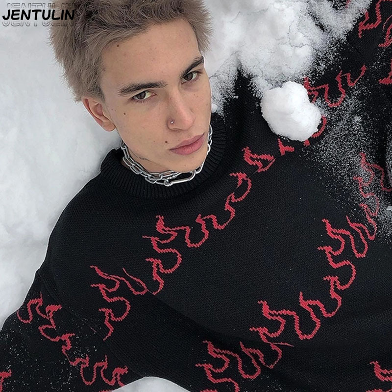 Flame Knitted Gifts For Men Wo - Mens Fashion Jumpers review and price