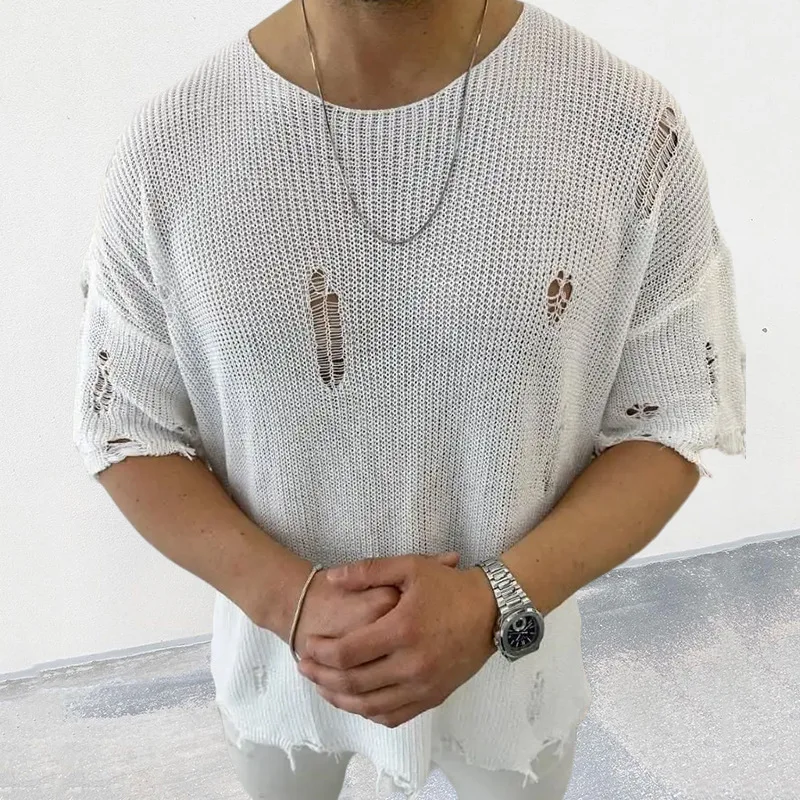 2025 Summer New Men's Solid Co - Mens Fashion Jumpers review and price