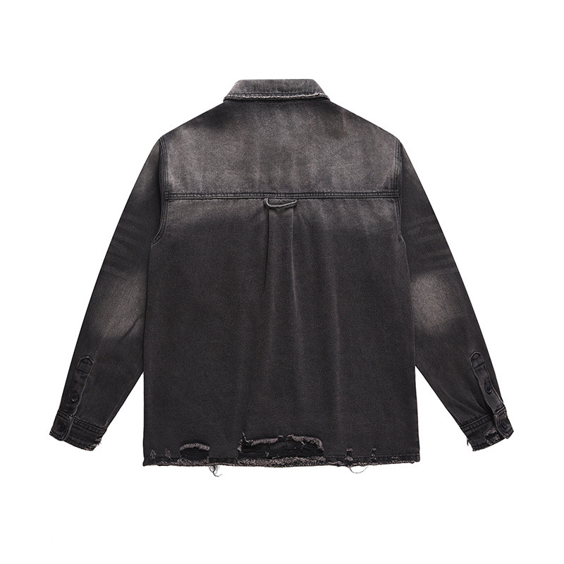 Men's High Street Ripped Jeans - Denim Jacket Vintage review and price