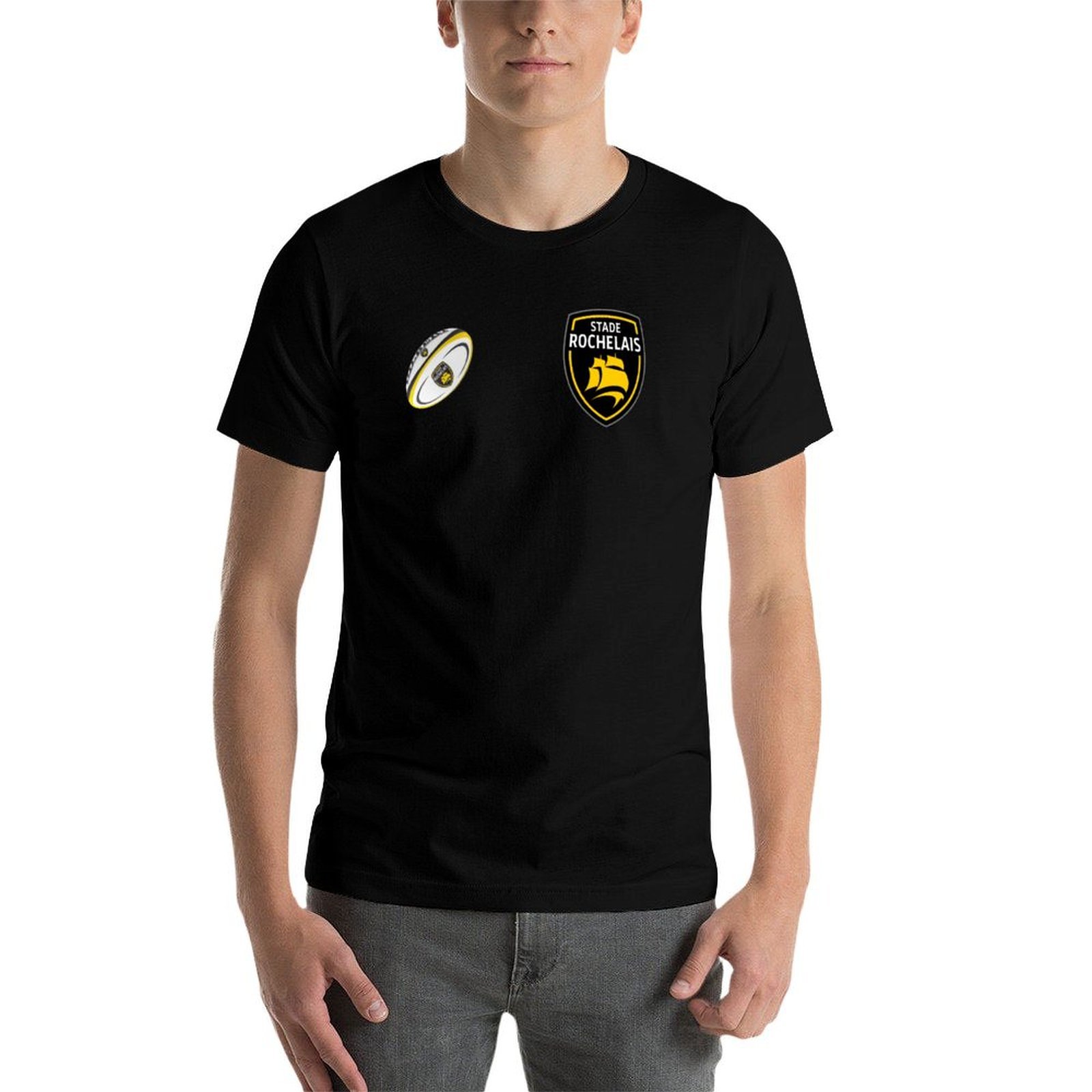 Stade Rochelais Rugby design T - Mens Fashion Rugby Shirts review and price