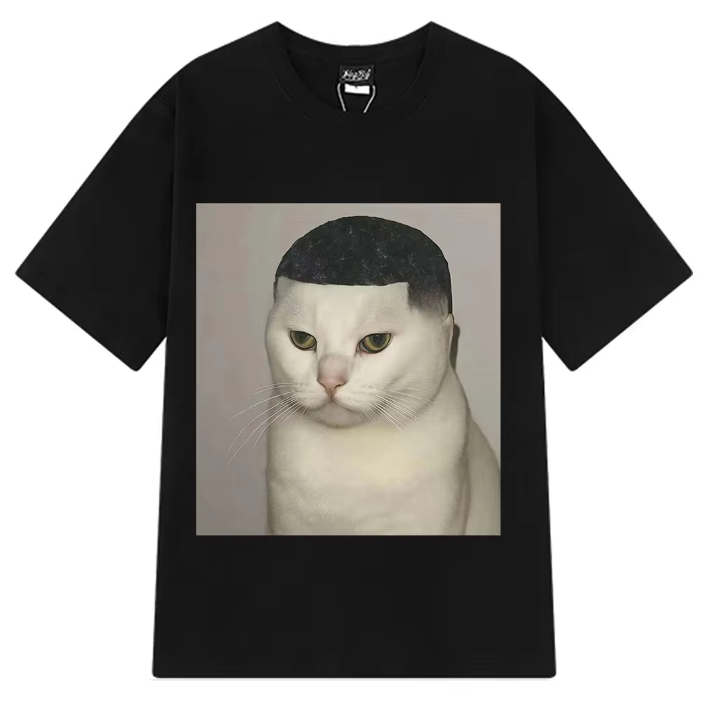 Funny Haircut Cat Meme T-Shirt - Men'S Fashion Haircuts review and price
