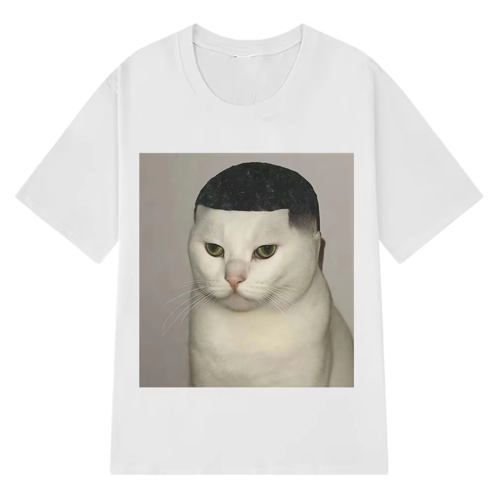 Funny Haircut Cat Meme T-Shirt - Men'S Fashion Haircuts review and price