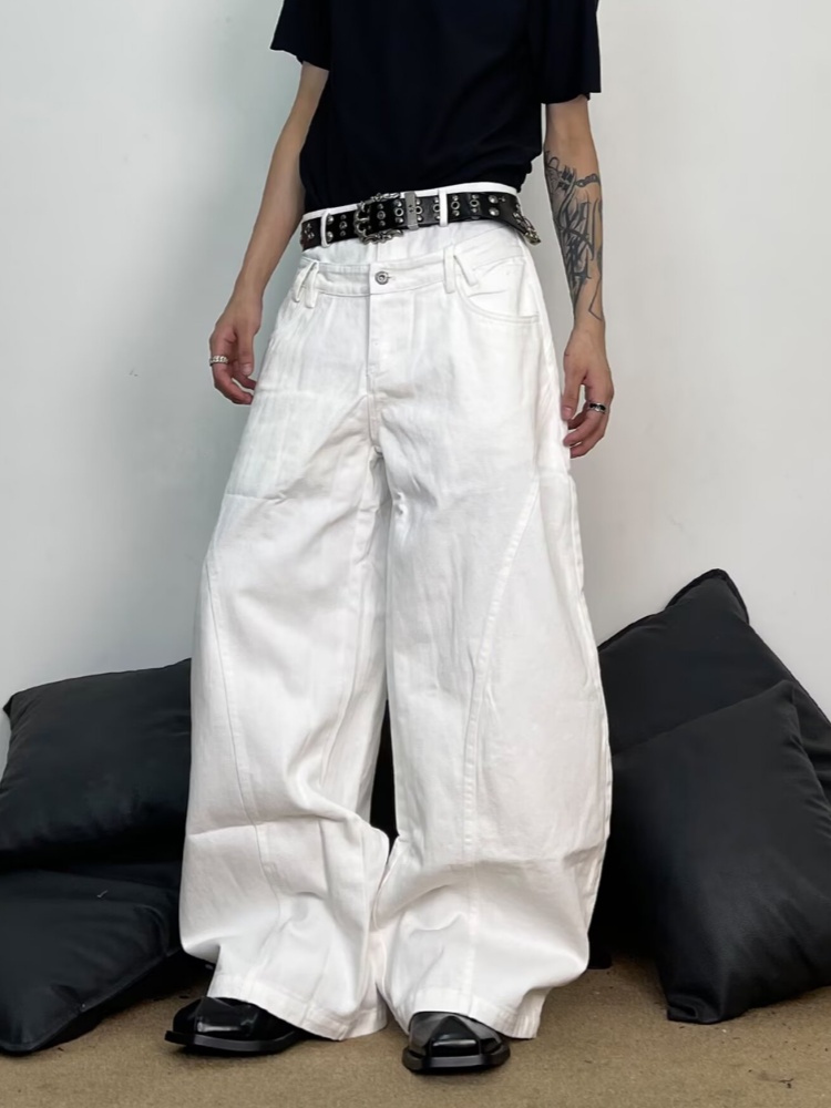 2026 Ropa Y2K Fashion Double W - Men'S Fashion With Baggy Jeans review and price