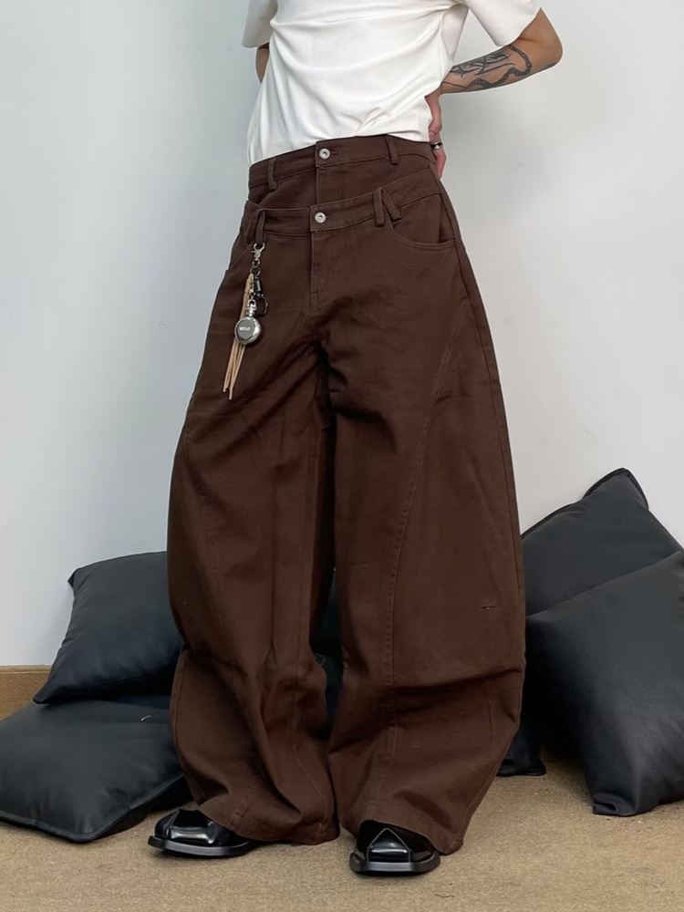 2026 Ropa Y2K Fashion Double W - Men'S Fashion With Baggy Jeans review and price