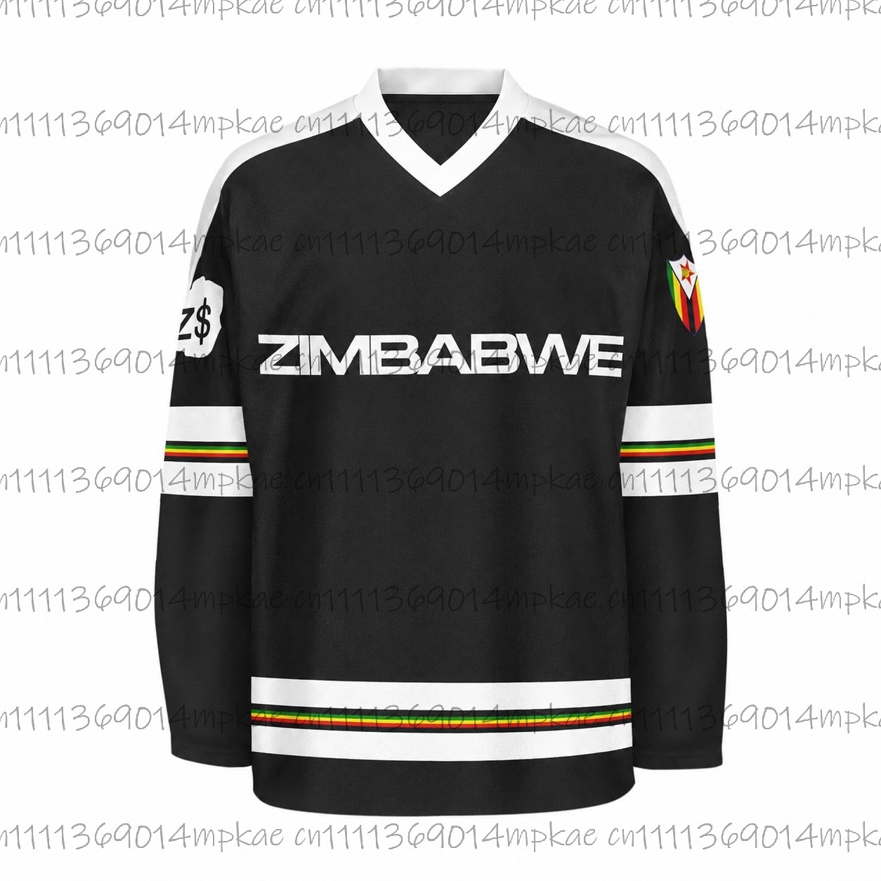 Men's Zimbabwe Printed V-Neck  - Mens Fashion Style review and price