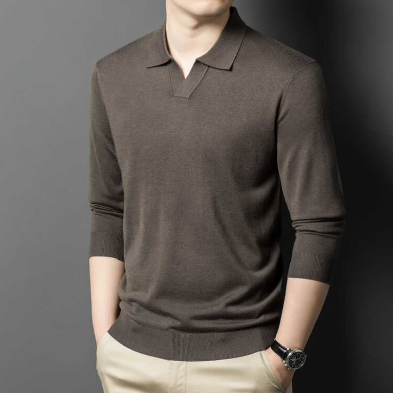 Men's pullover sweater with V- - Mens Fashion Jumpers review and price