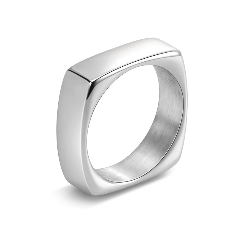 6mm Wide Square Titanium Steel - Men'S Fashion Easter review and price