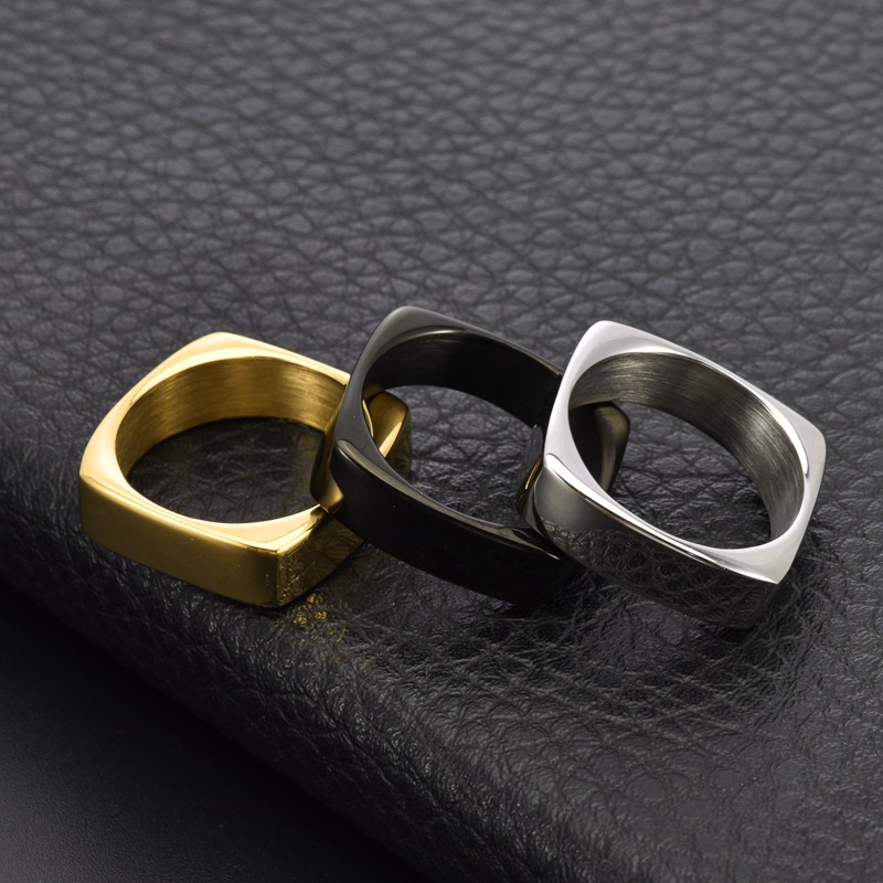 6mm Wide Square Titanium Steel - Men'S Fashion Easter review and price