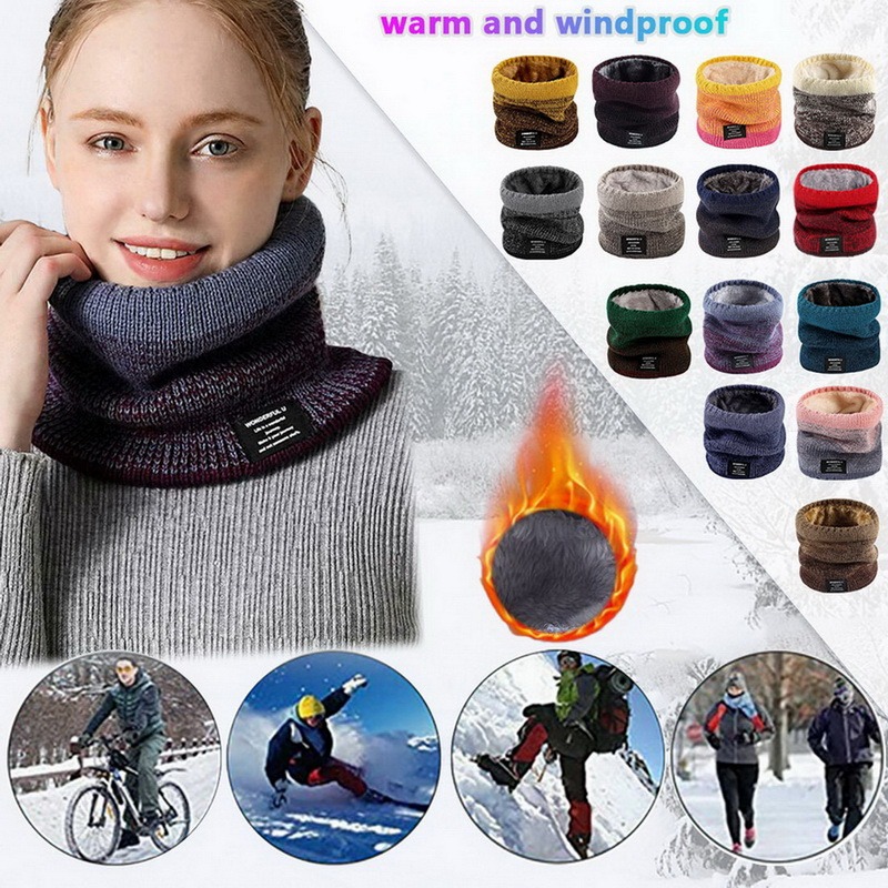 Winter Women Men's Knitted Gra - Men'S Fashion Head Scarf review and price