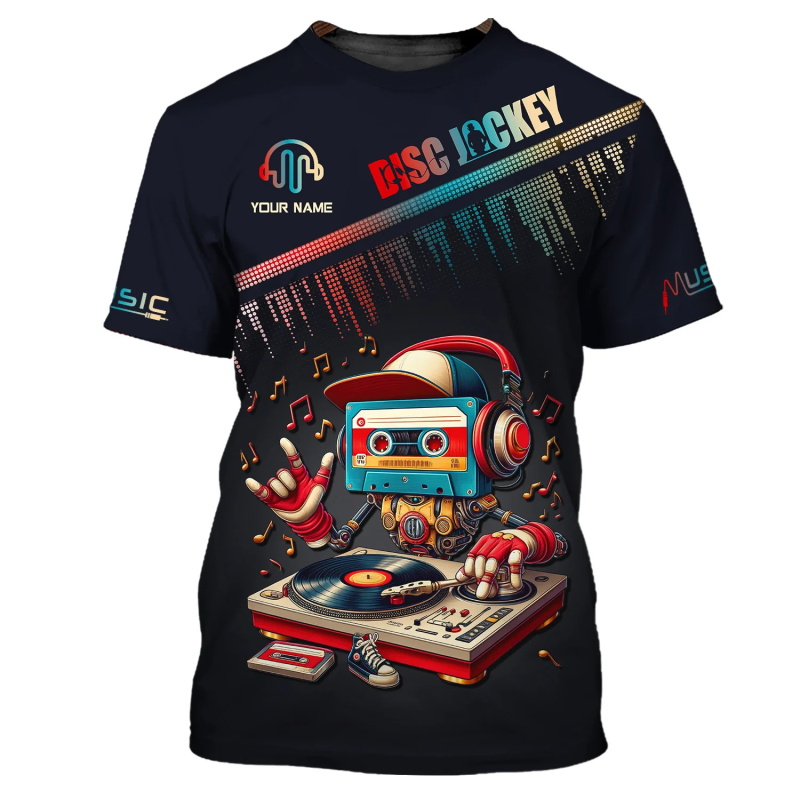 Full Print Mens Disc Jockey T  - Mens Fashion Discord review and price