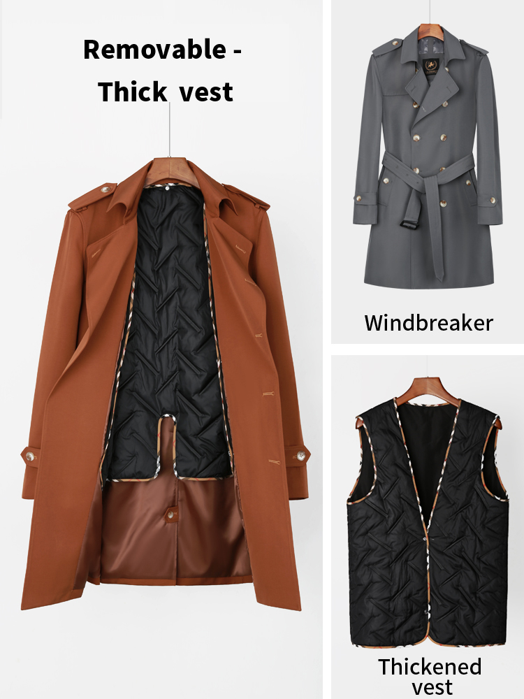 genuine windbreaker men's long - Mens Fashion Young review and price