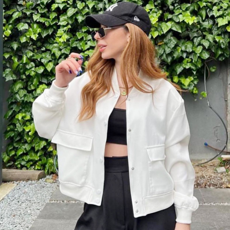 HXAO Women's Bomber Jacket Cro - Varsity Jacket Letterman review and price