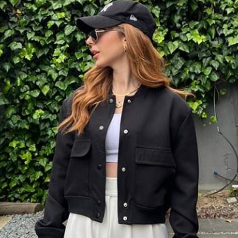 HXAO Women's Bomber Jacket Cro - Varsity Jacket Letterman review and price