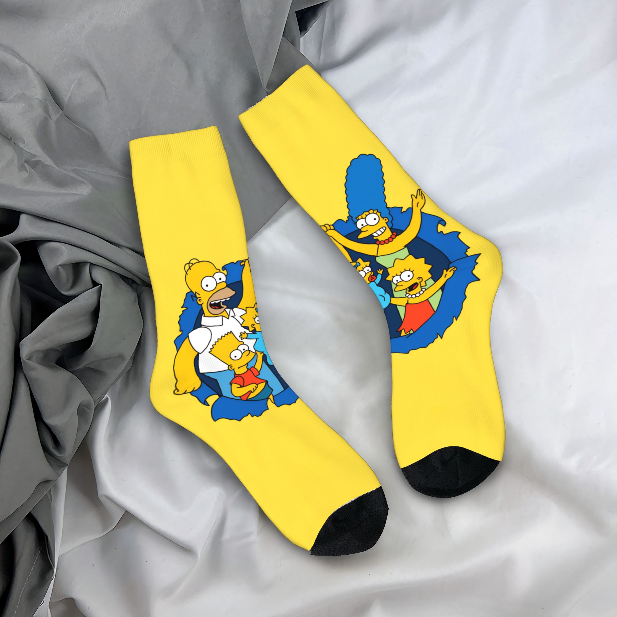 Socks The S-Simpsons Non Skid  - Men'S Fashion Youtube review and price