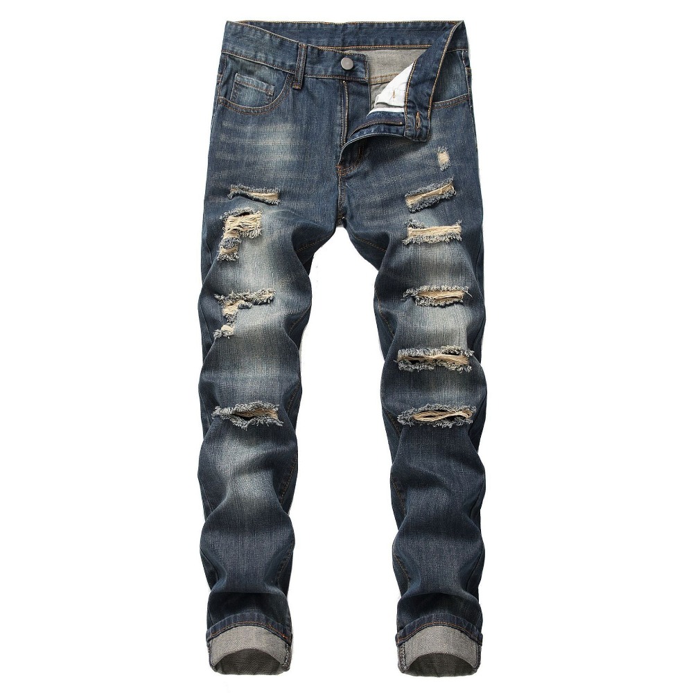 Punk Street Style Ripped Skinn - Skinny Jeans Ripped review and price