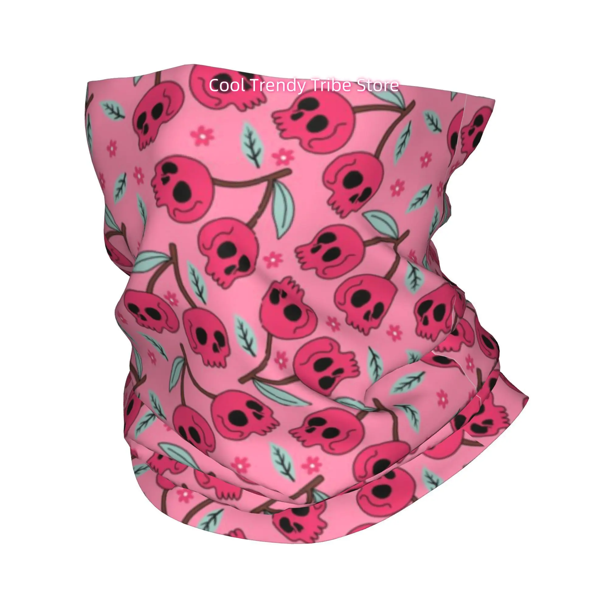Pink Skull Cherry Fun Quirky S - Men'S Fashion Head Scarf review and price