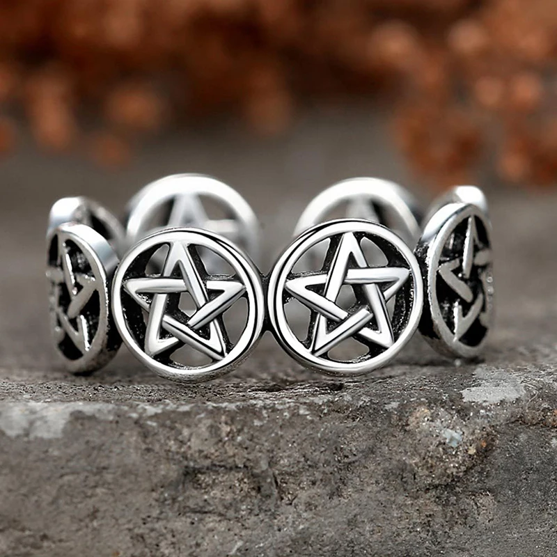 Vintage Star Pentagram Punk Ch - Men'S Fashion Easter review and price