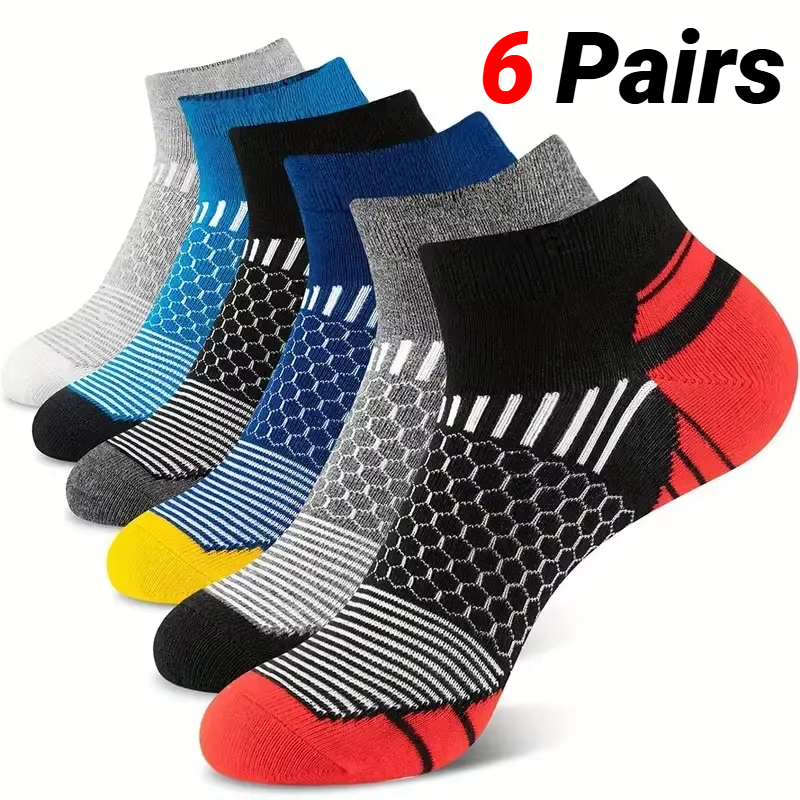 6 Pairs Men'S Short Sports Soc - Socks Ankle Men review and price