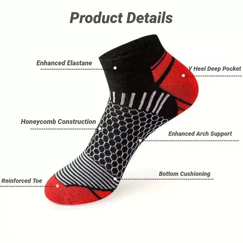 6 Pairs Men'S Short Sports Soc - Socks Ankle Men review and price