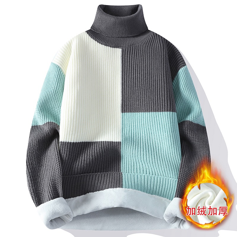 New Winter Men Fleece Warm Tur - Mens Fashion Jumpers review and price
