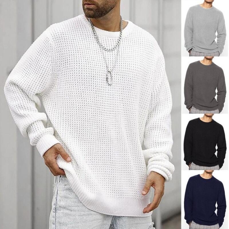2026 Men Knitted Sweater Sprin - Mens Fashion Jumpers review and price