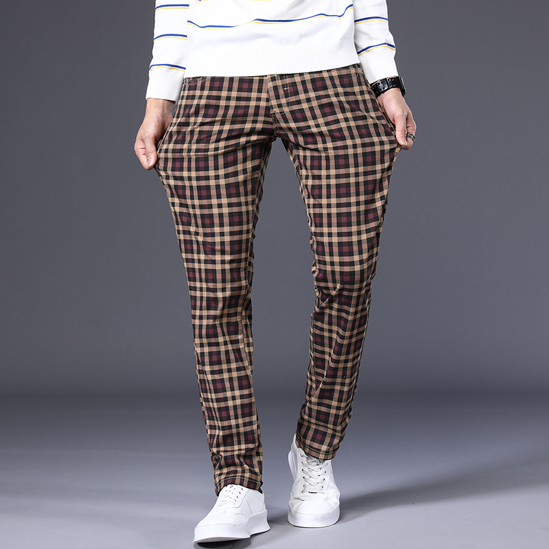 6 colors classic plaid casual  - Mens Fashion Young review and price