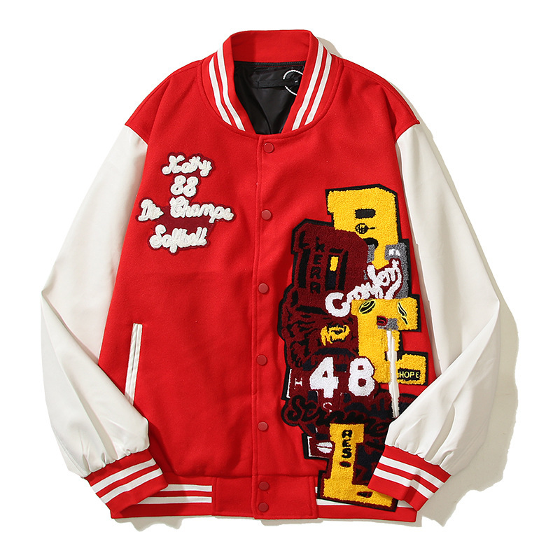 Autumn and Winter Mens Varsity - Varsity Jacket Letterman review and price